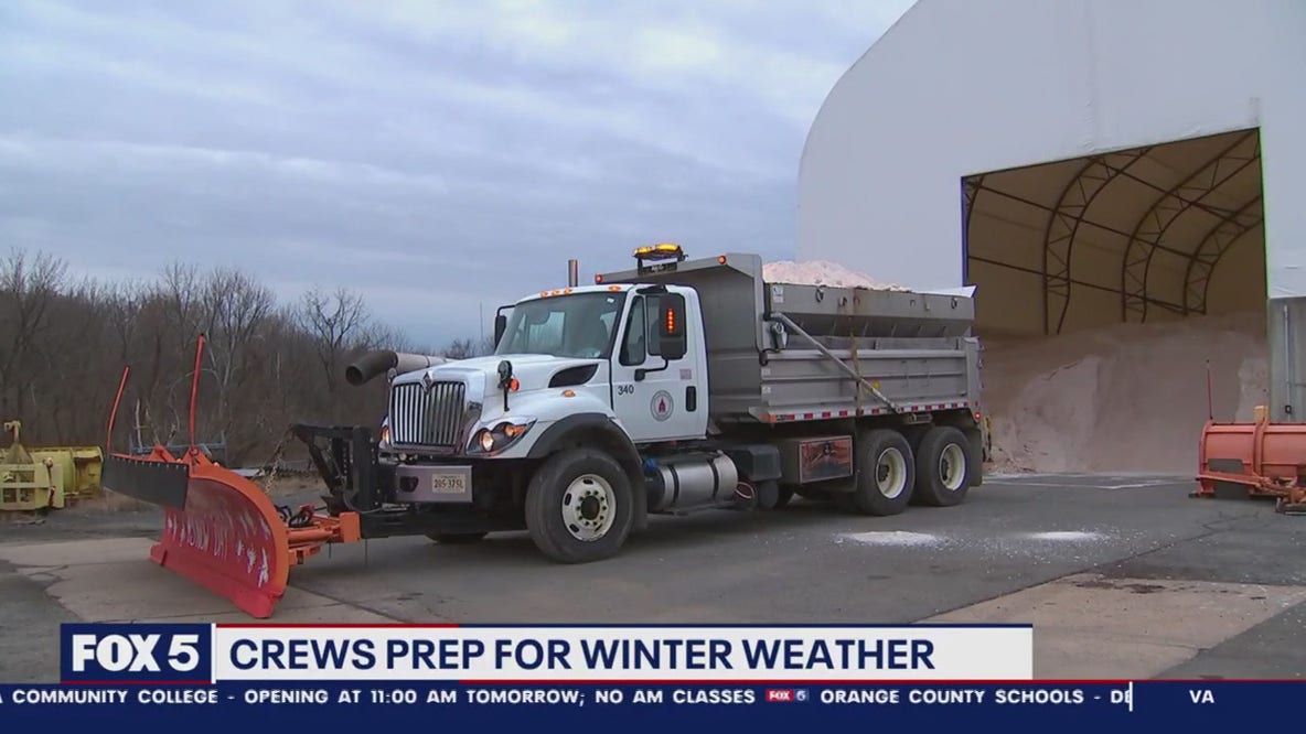 Crews prep for winter weather
